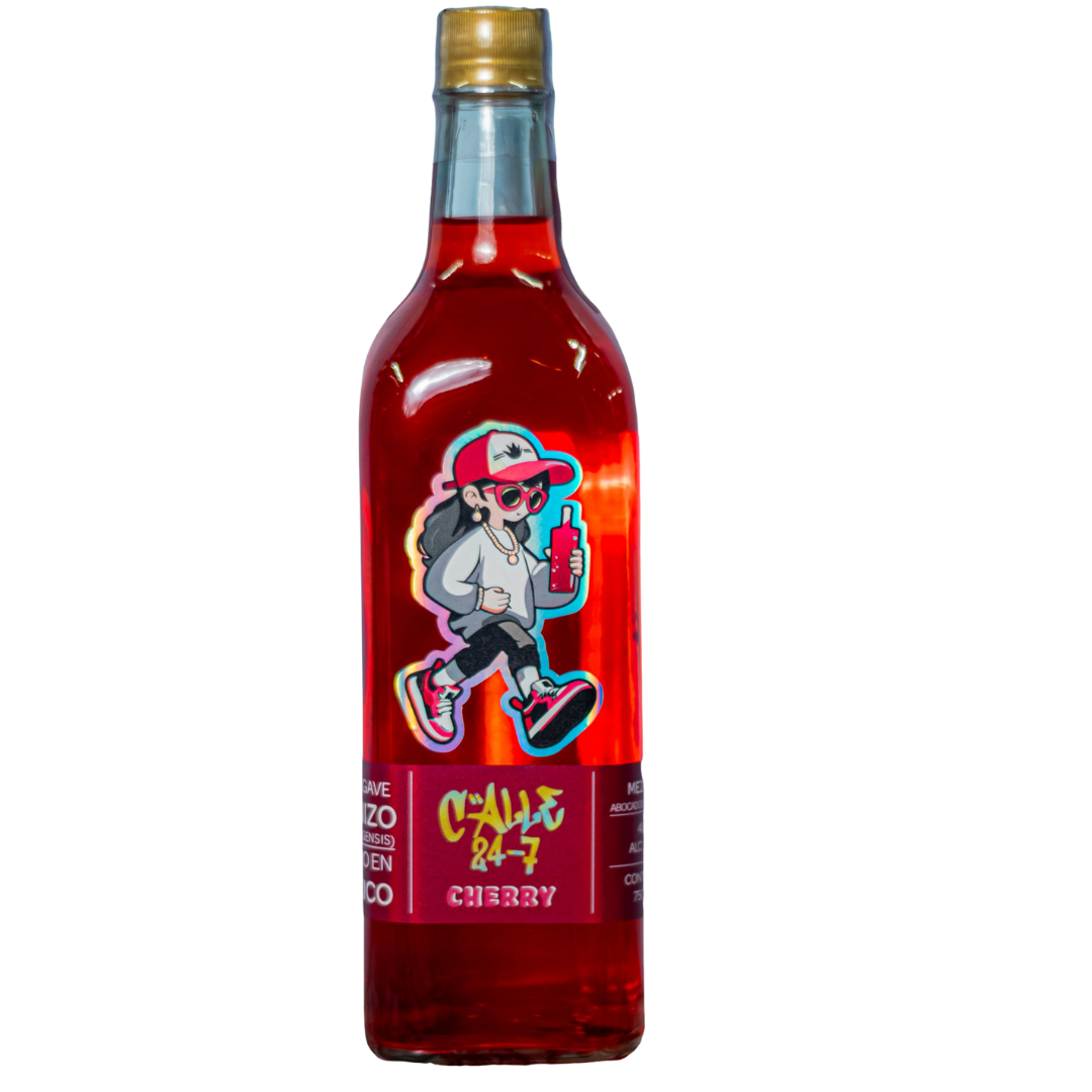 Botella 250ml Mezcal Cherry